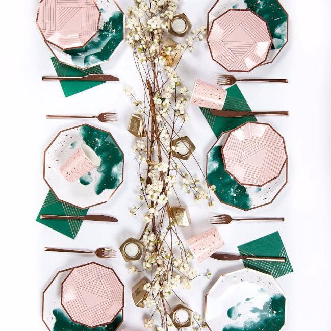 Harlow & Grey - Wholesale Disposable Cup - Manhattan - Pink Confetti Paper Cups2