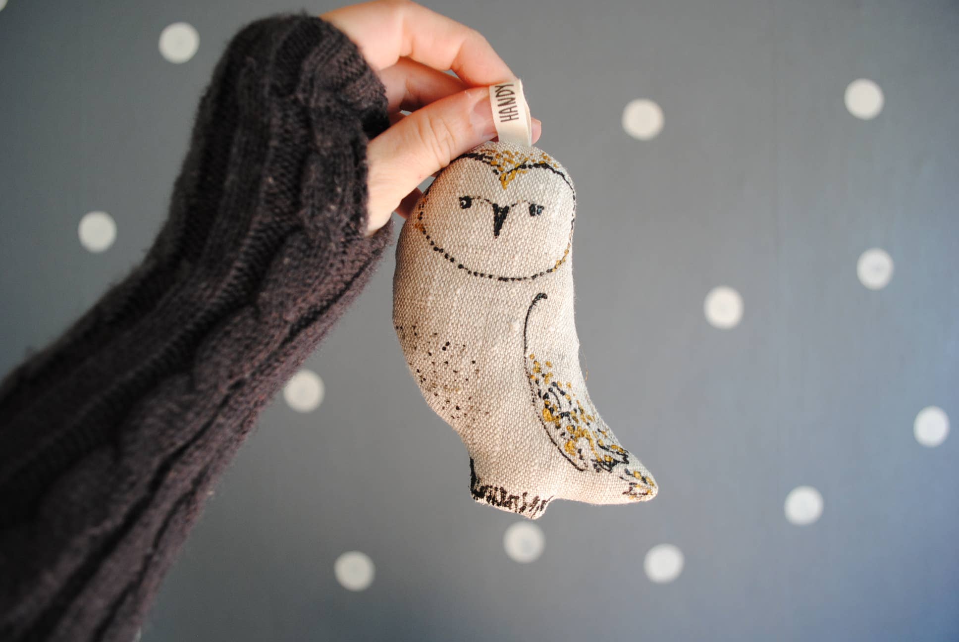 HandyHappy - Wholesale Ornament - Barn Owl Ornament Woodland Animal Totem4