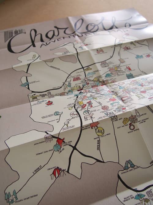 EDIA Maps - Wholesale Map - Charlotte Adventure Map - 2nd Edition3
