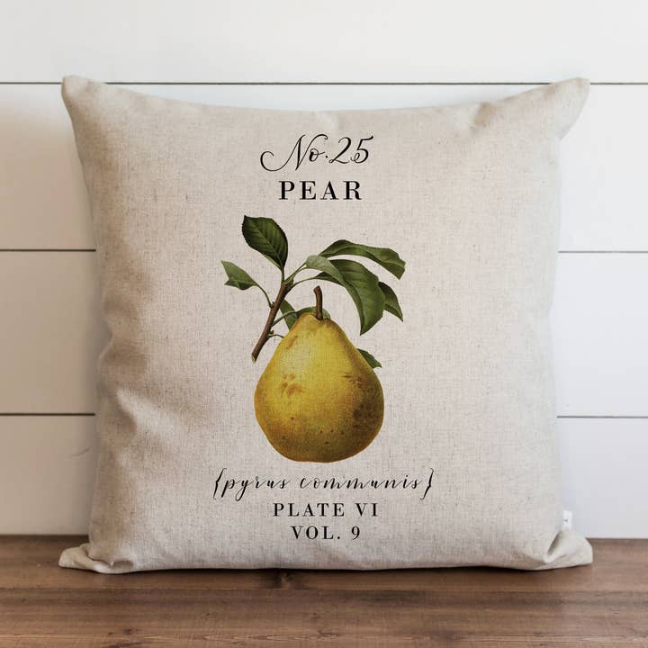 Pear Botanical Pillow Cover for wholesale by Porter Lane Home