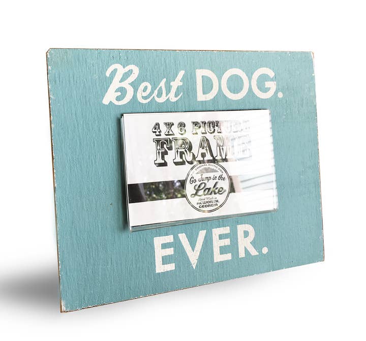 Go Jump in the Lake® - Wholesale Picture Frame - Frame- Best Dog Ever 4 x 6 photo0