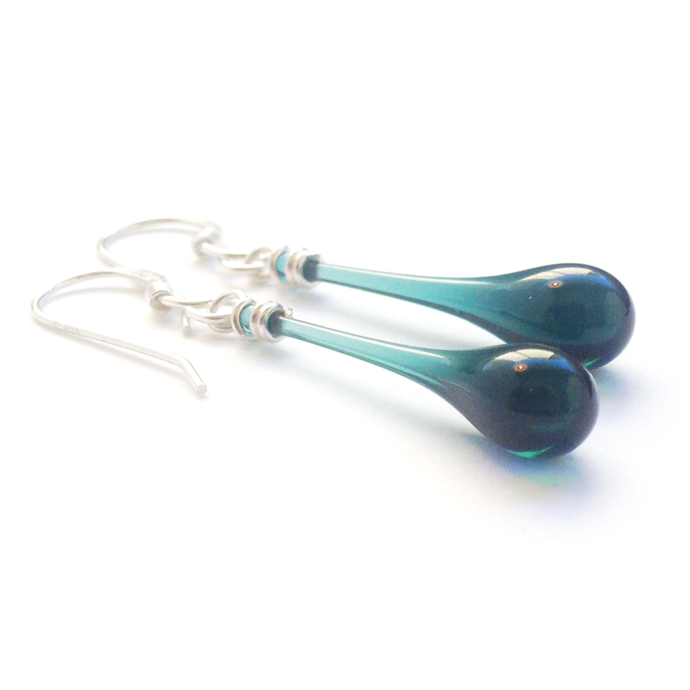 Sundrop Jewelry - Wholesale Dangle Earrings - Solaris Colorful Glass Teardrop Earrings12