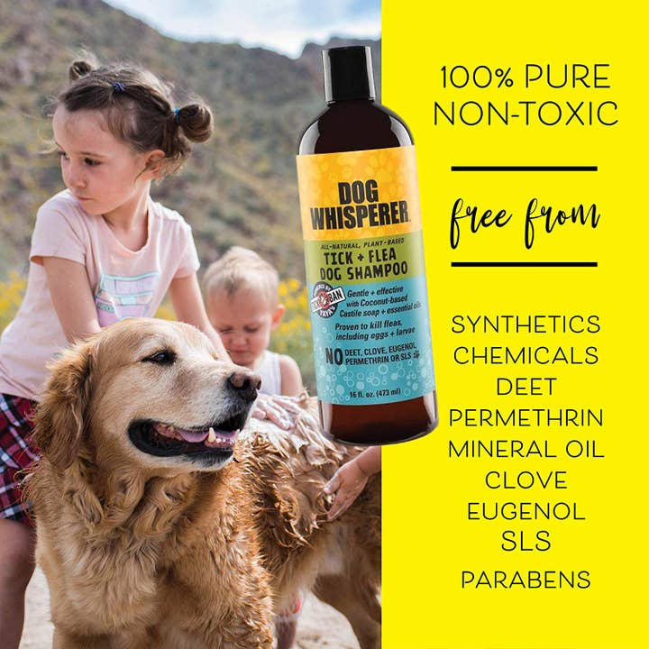 YAYA Organics - Wholesale Pet Shampoo - Dog - Dog Whisperer Flea Buster Dog Shampoo - 16 oz.