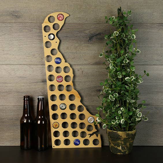 Torched Products – Engroshandel 3D-vægkunst – Mænds gave tilstand øl cap kort - Beer Cap Collector/Display67