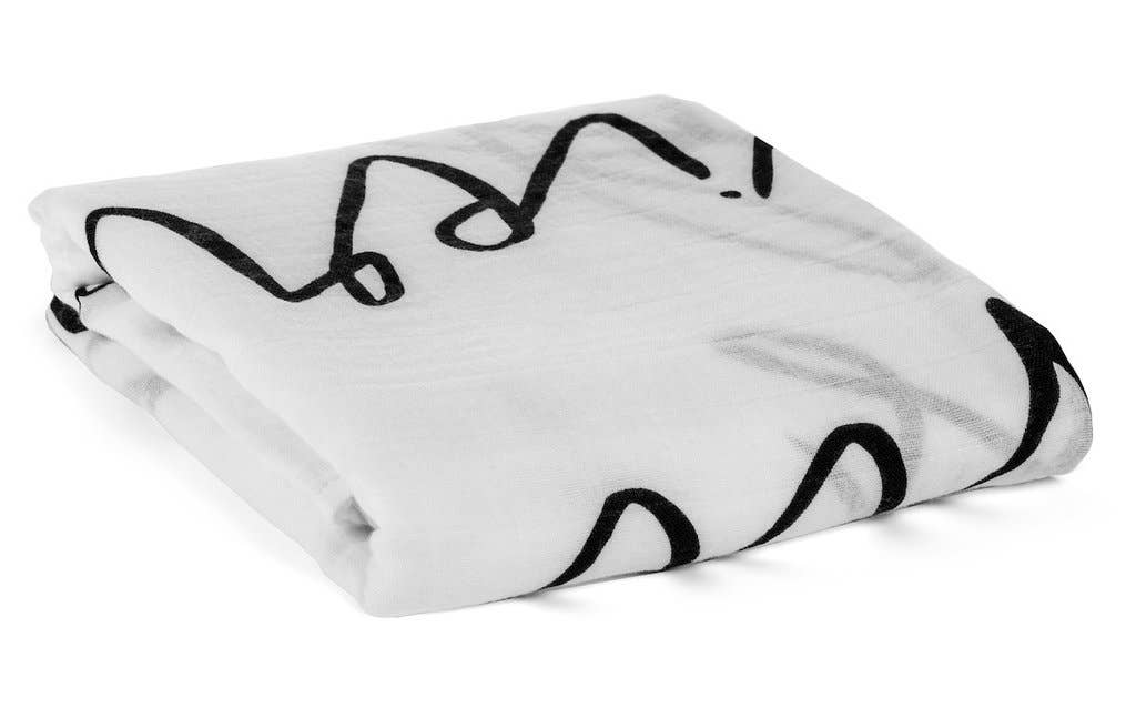 Modern Burlap - Wholesale Swaddle - Baby - Organic Swaddle Blanket- Though she be little1