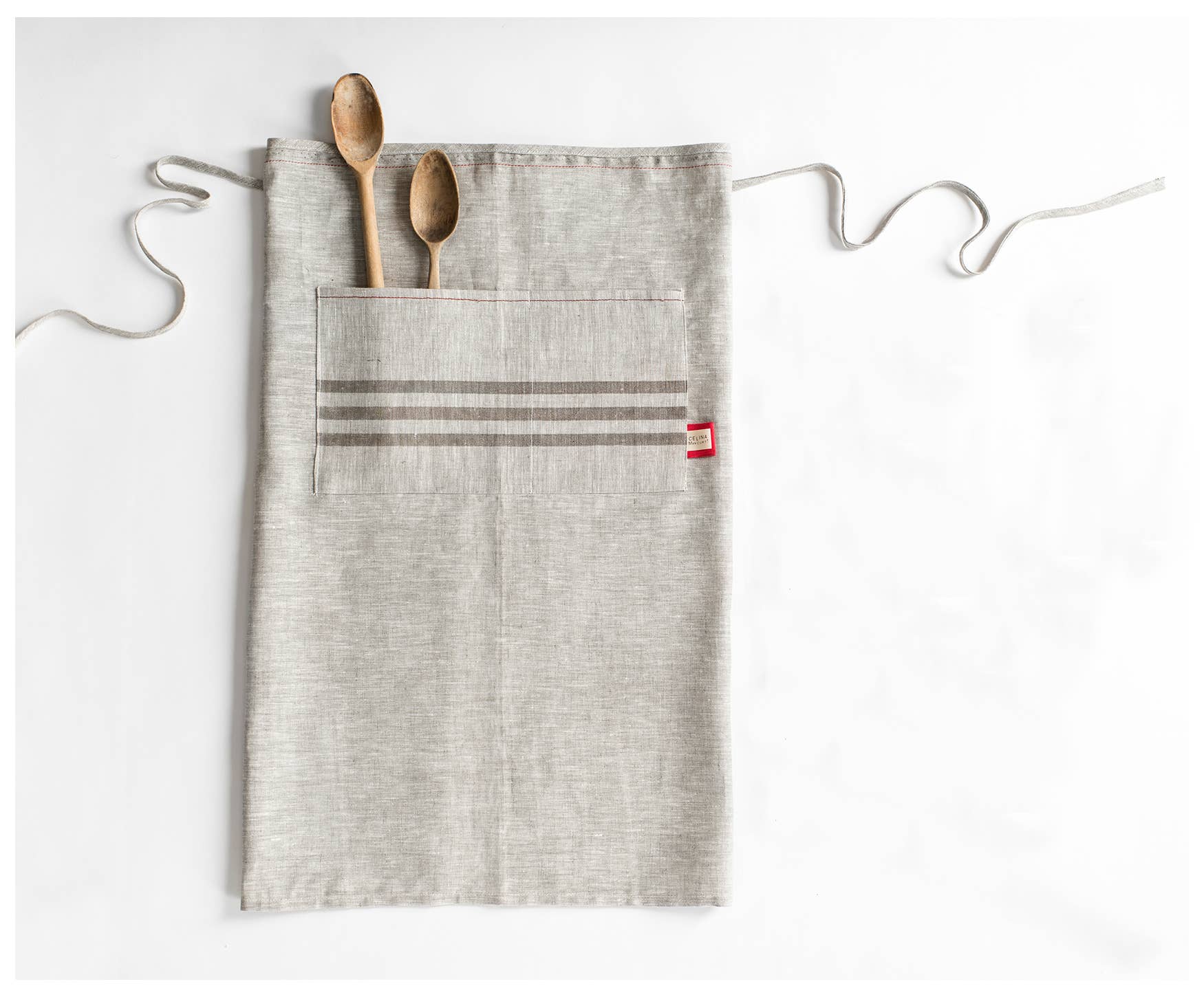 Celina Mancurti, LLC - Wholesale Apron - Long - Linen Kitchen Apron1