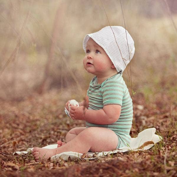 Estella - Wholesale Handheld Rattle - Baby - Organic Baby Toy - Baseball Rattle (Handmade)