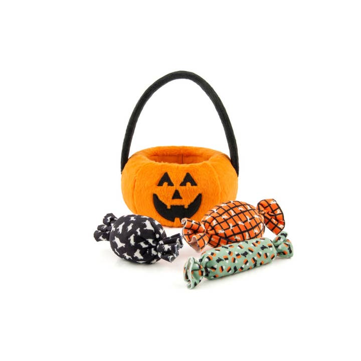 P.L.A.Y. Pet Lifestyle and You - Wholesale Pet Plush Toy - Dog - Howl-o-ween Pumpkin Basket2