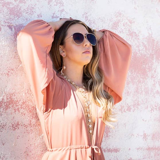 Love's Affect Jewelry - Vendita all'ingrosso Collana a Y - Collana con scritta «Zara».1