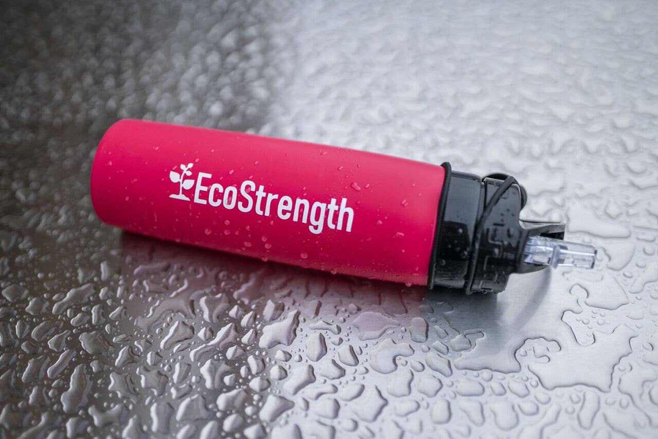 EcoStrength – wholesale Water bottle – Red Space Saving Water Bottle1