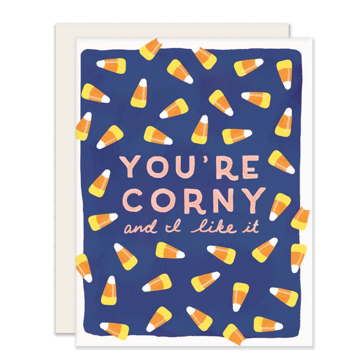 You're Corny Card | Candy Corn Halloween Card for wholesale by Slightly Stationery