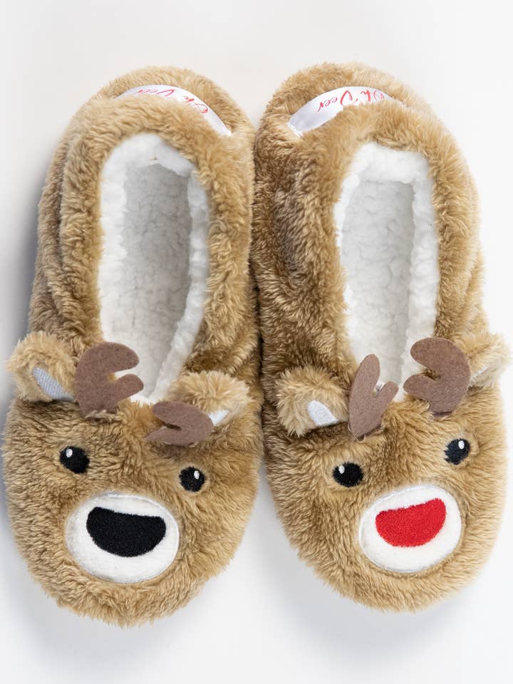 Oh Deer Holiday Footsies por atacado de Faceplant Dreams