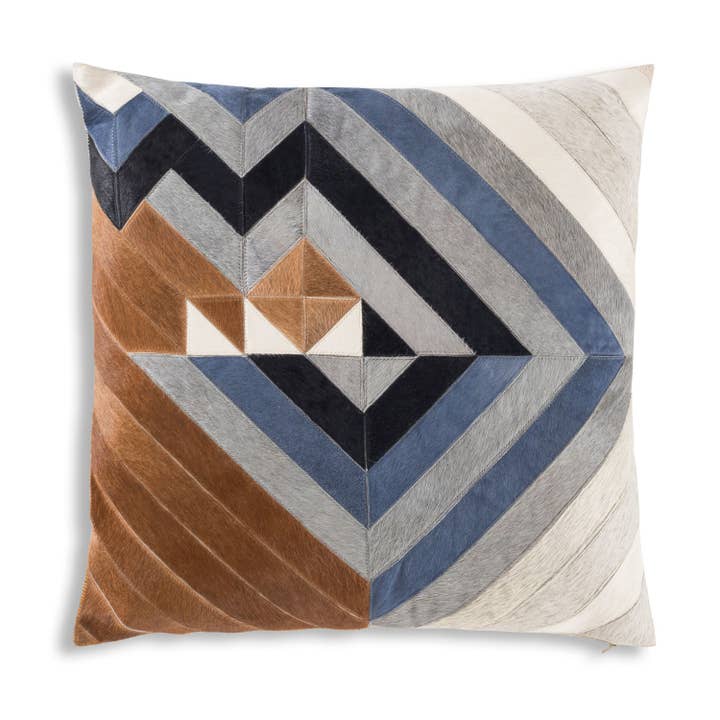 Amalfi Muticolored Hairon Hide Pillow for wholesale by Cloud 9 Design