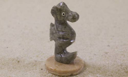 SS handcrafted Art - Vendita all'ingrosso Statuette decorative - Cavalluccio Marino di Marmo 3''0