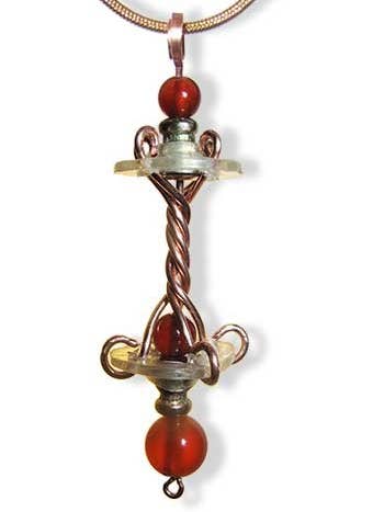 Dynamo-Anhänger - Karneol für den Großhandel von LeDanse Limited Edition Jewelry