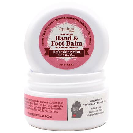 Travel Size / Amenity Hand & Foot Balm for wholesale by Opulent Blends | Bulk Refill for Waste Free Stores!