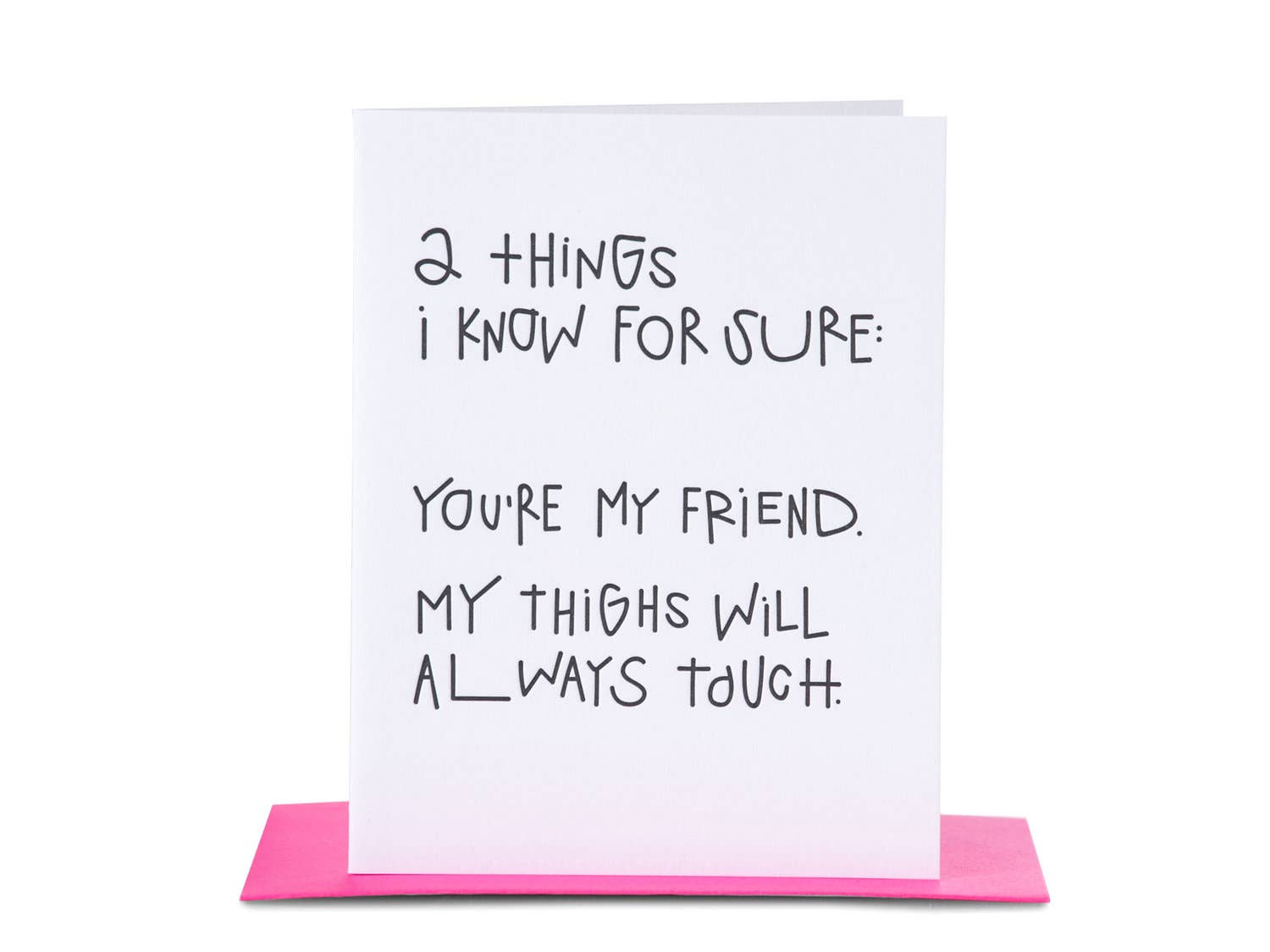 Paper Epiphanies - Wholesale Friendship Card - Thigh Gap1