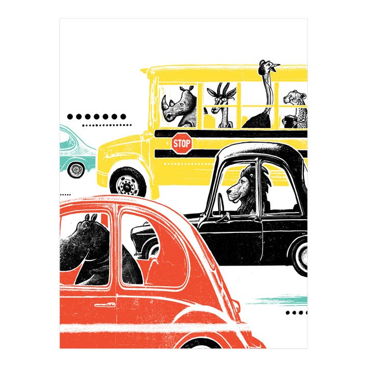 Factory 43 - Wholesale Art Print - Traffic #2 Screen Print
