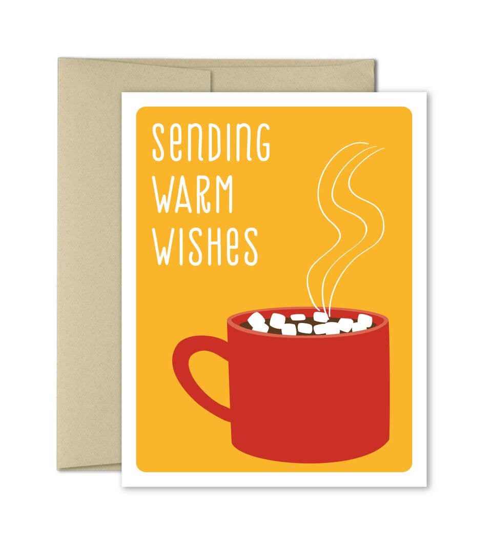 The Imagination Spot - Wholesale Christmas Card - Christmas - Warm Wishes Holiday Card - Single or Boxed0