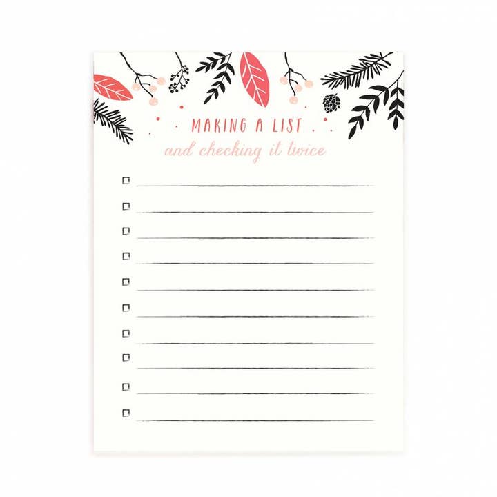 Ginger P. Designs - Wholesale Notepad - Making a List Compact Notepad0