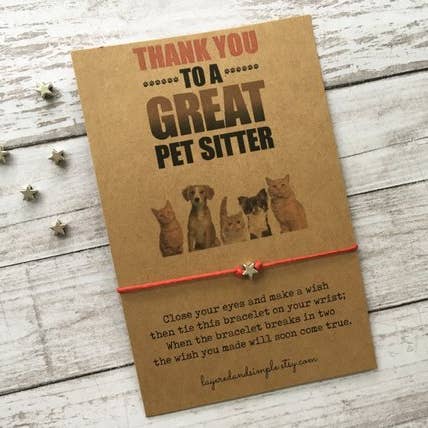 Pet Sitter Bracelet for wholesale by LayeredandSimple
