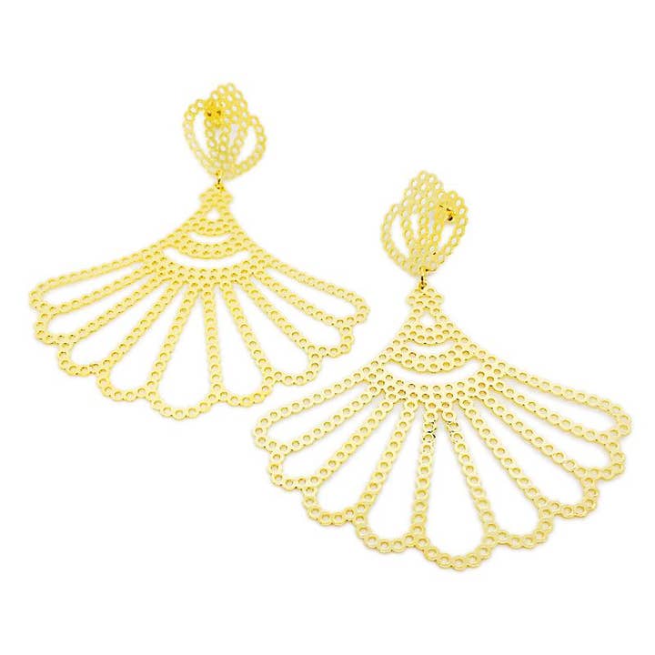 Boucles d'oreilles pendantes GL 18 carats pour la vente par Donna Italiana