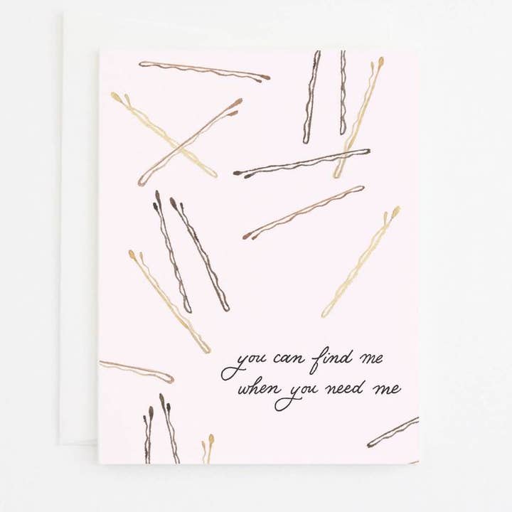 Bobby Pins Card for wholesale by Party Sally