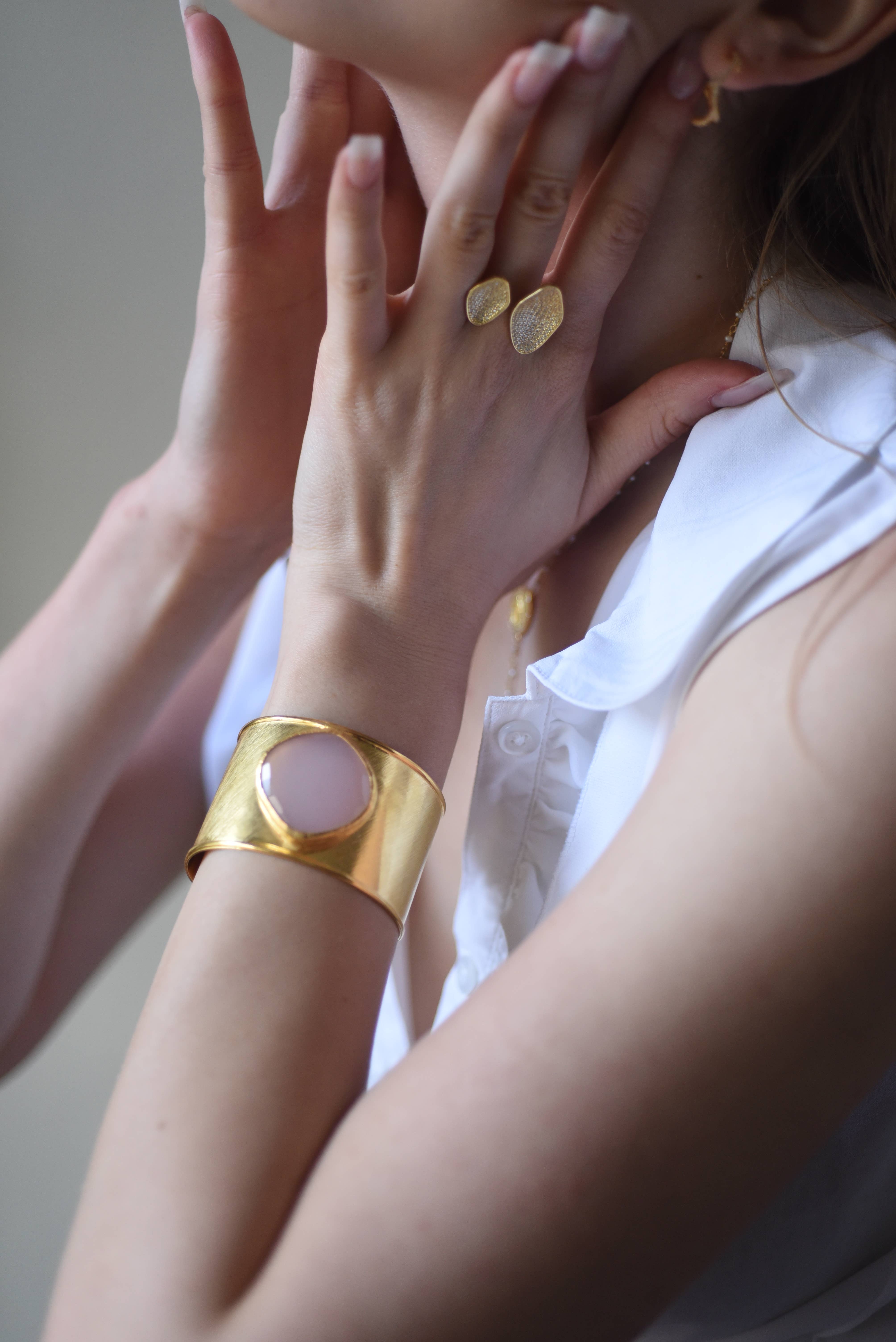 FELIX Z DESIGNS - Wholesale Cuff Bracelet - Natural Gemstone Cuff Bangle4