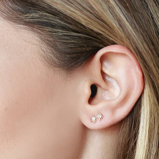Little Dipper Studs for wholesale by Katie Dean