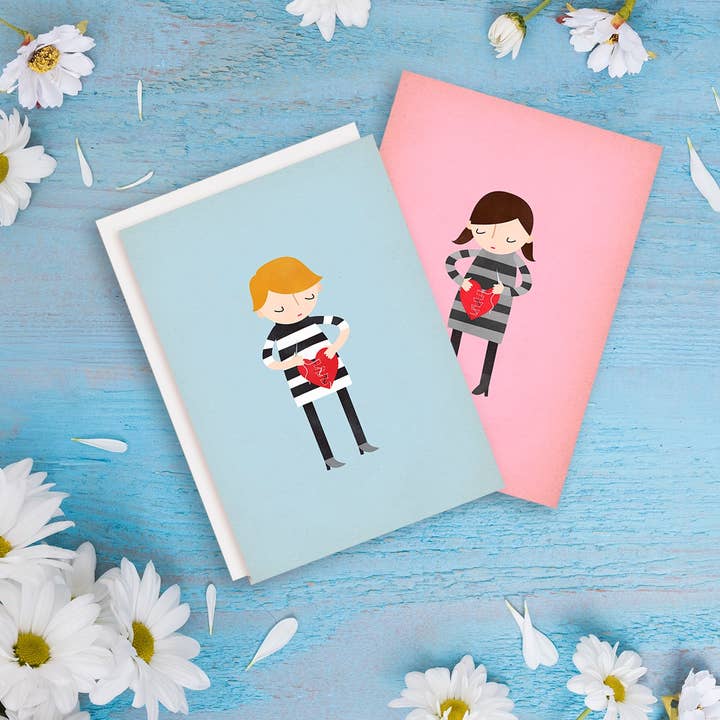 Rosy Designs - Vendita all'ingrosso Biglietti di condoglianze - Biglietto di auguri condoglianze, I'm Sorry Card, Mending Heart Boy1