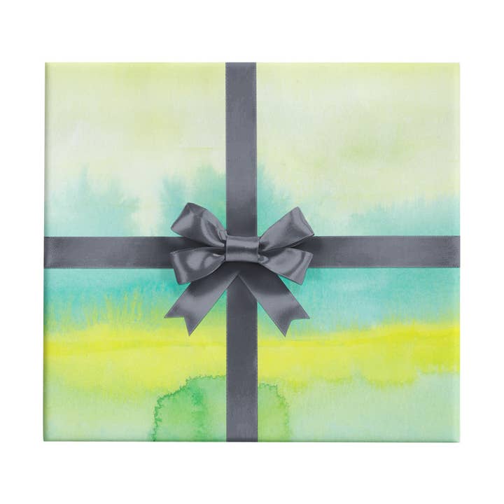 Hoja de papel de regalo verde abstracta «Johns Island Sunday» para venta al por mayor de REVEL & Co.