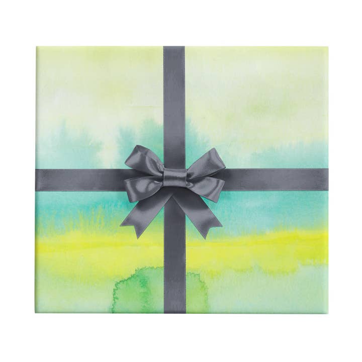 Green Abstract "Johns Island Sunday" Wrapping Paper Sheet for wholesale by REVEL & Co.