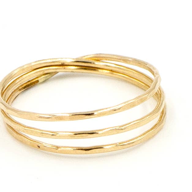 Goldener Infinity-Ring für den Großhandel von Rockhaus Metals