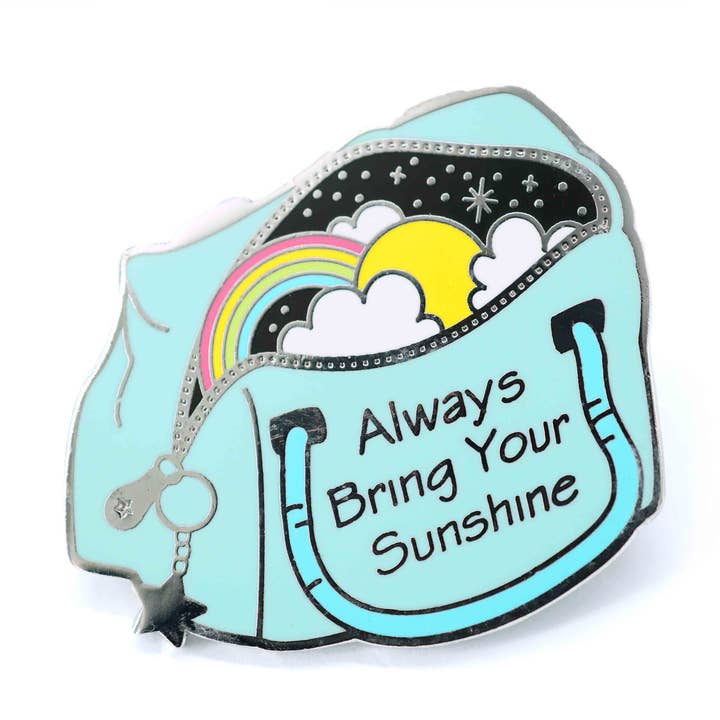 Bag Of Sunshine Enamel Pin for wholesale by Compoco