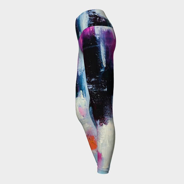 Blue Galaxy Leggings for wholesale by EmBellish Active