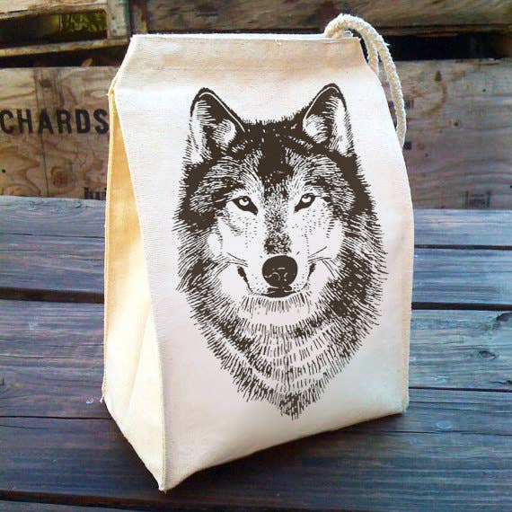 Little Lark - Wholesale Lunch Bag/Box - Kids - Wolf Lunch Bag2