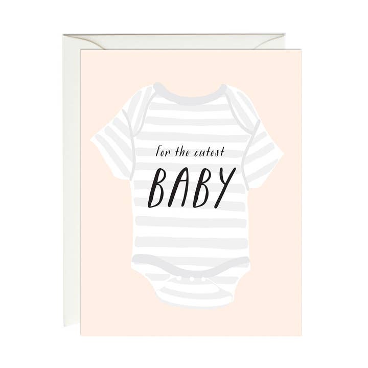 Paula & Waffle - Wholesale Baby Card - Onesie Card0