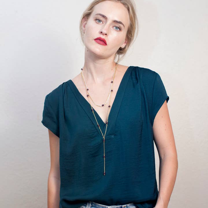 Mabel Necklace for wholesale by Landmine Design