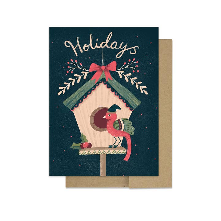 Partridge Holiday Card for wholesale by Dot&Jot
