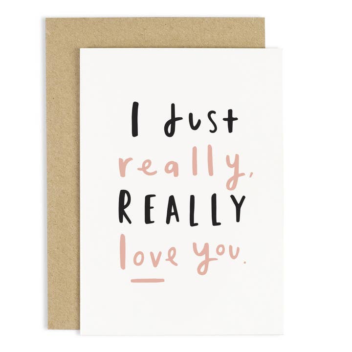 Old English Company - Wholesale Valentine's Day card - Really Love You Valentine's Anniversary Card