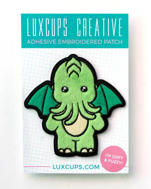 LuxCups Creative – Engroshandel Patch – Sød-thulhu Plys Patch1