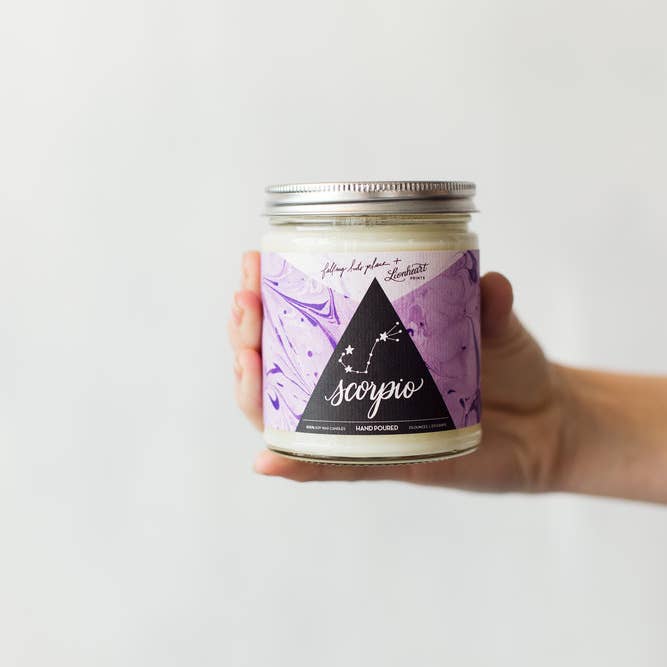 REMOVED BRAND - Wholesale Jar/Filled Candle - Astrology Series - Scorpio Candle1