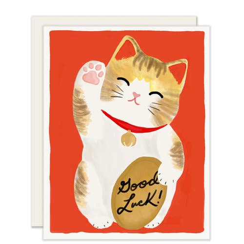 Maneki Neko pour la vente par Slightly Stationery