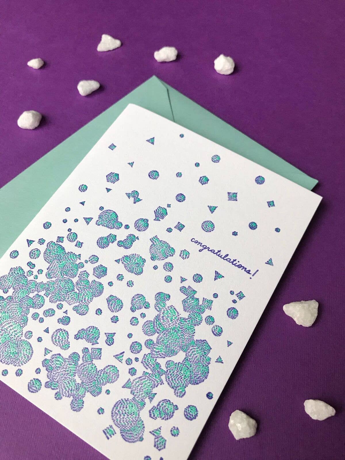 Helen Edna - Wholesale Graduation Card - Congrats Confetti - Graduation Greeting Card3