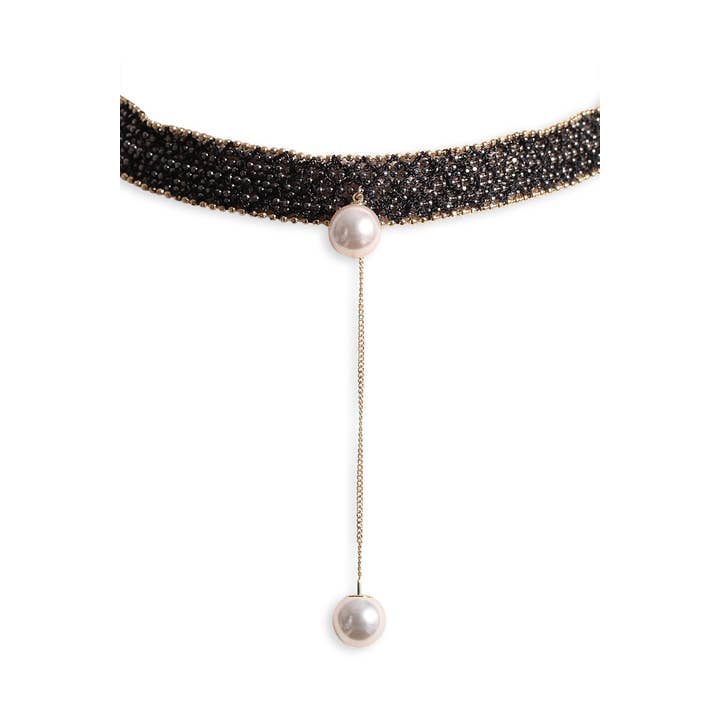 Ras-de-cou Perles avec Perles - Doré pour la vente par Cupidstone Accessories