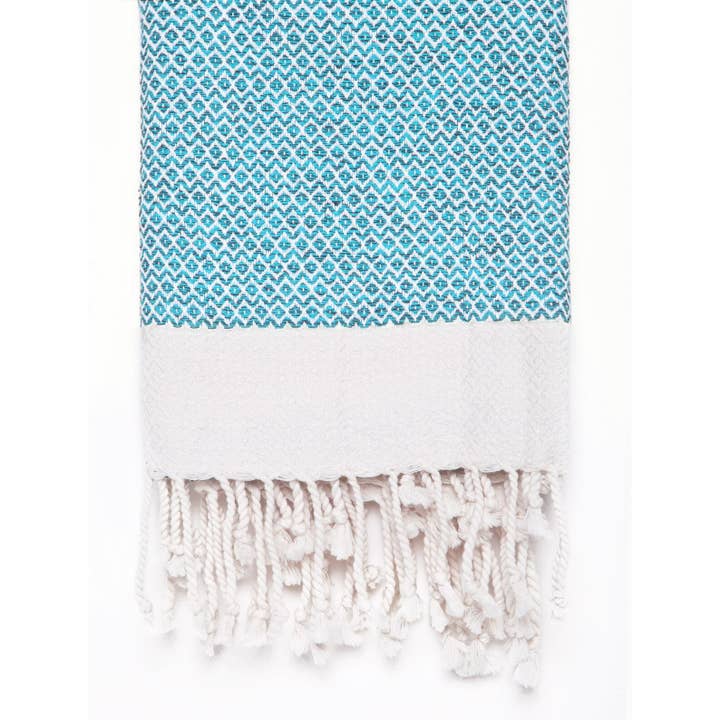 Toalla turquesa turquesa (37" x 177,6 cm), color turquesa para venta al por mayor de Buldano