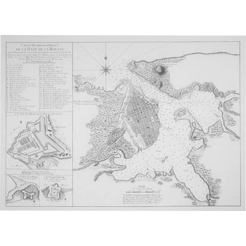 La Havane 1762 pour la vente par Historic Urban Plans, Inc.