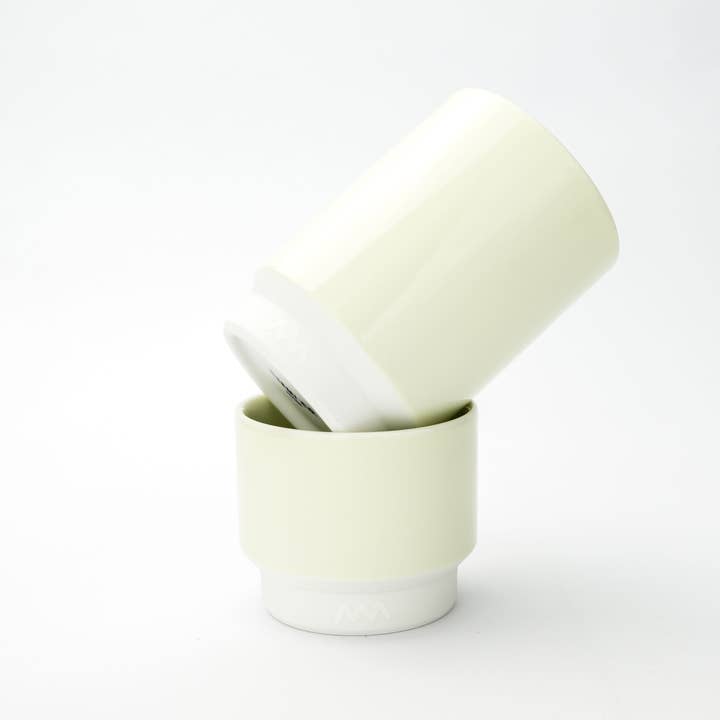 Hasami-yaki Cup Pastel Green for wholesale by Asemi Co.