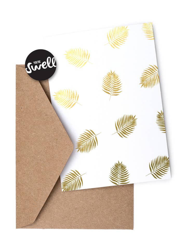 Palm Mønster kort for engroshandel hos Swell Made Co.