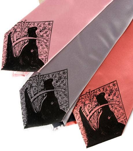 Cyberoptix Tie Lab - Wholesale Necktie - Men's - Wild Boar Necktie. "Boar'd to Death" Microfiber Tie.3